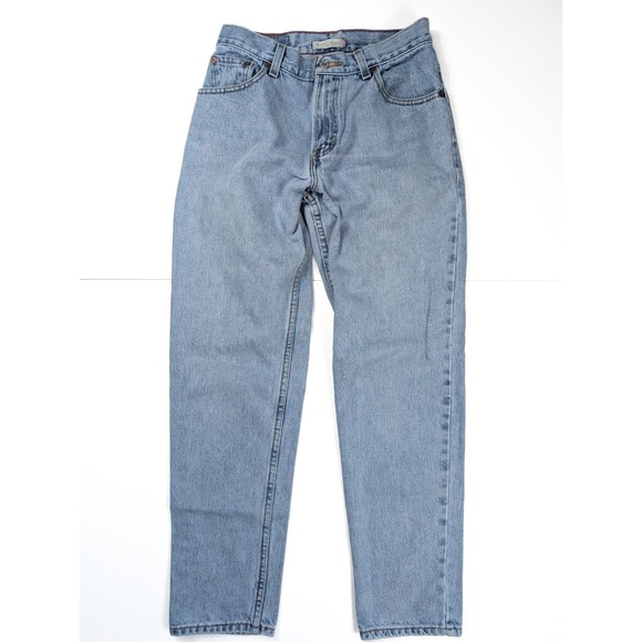 Levis 550 High Waist Relaxed Tapered Fit Light Blue Jeas Women's Size 8M Vintage - Picture 1 of 7